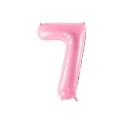 PCo Balónek fóliový "7" - růžová