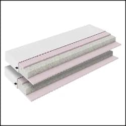 Matrace, set 2 ks, 15 cm, 80x200 cm, MAGDO