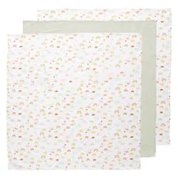 Bebe Jou Mušelínová plenka 70x70 cm set 3ks Rainbow Sky