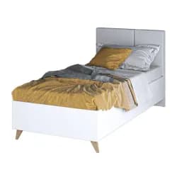 Casarredo Postel 90x200 MOYA dub castello/šedá/bílá