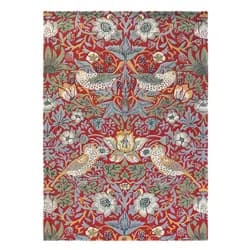 BRINK & CAMPMAN - Koberec MORRIS & CO, STRAWBERRY THIEF, CRIMSON