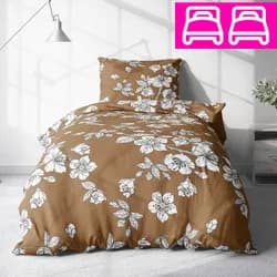 Bavlněné povlečení Homa TILDA BEIGE 4-dílna sada 140x200 cm Bavlněné povlečení Homa TILDA BEIGE 4-dílna sada 140x200 cm - 140x200 cm - 2 x polštář 2x přikrývka - knoflíky