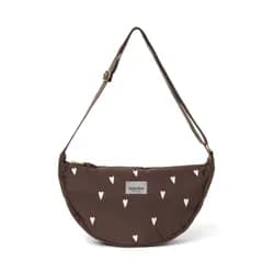 Studio Noos Puffy Mini FANNY PACK kabelka Brown Hearts