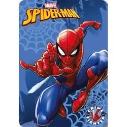 Faro Dětská fleecová deka Polar Spiderman 100x140 cm modro-červená
