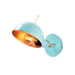 Opviq Nástěnná lampa Sivani II tyrkysová