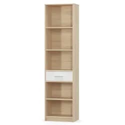 Casarredo Regál TIPS 1S dub sonoma/bílá mat