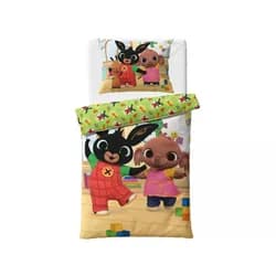 TipTrade Bavlněné povlečení 140x200 + 70x90 cm - Zajíček Bing Sula ve školce