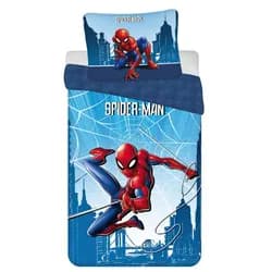 Jerry Fabrics povlečení SPIDERMAN BLUE 04, modré, bavlna hladká, 140x200cm + 70x90cm