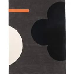 BRINK & CAMPMAN - Koberec ORLA KIELY GEO FLOWER GRAPHITE