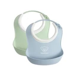 BABYBJORN BabyBjörn bryndáky malé 2 ks pudrově modrý/pudrově zelený
