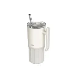 Quokka Nerezový termohrnek s brčkem Umi Ivory 720 ml