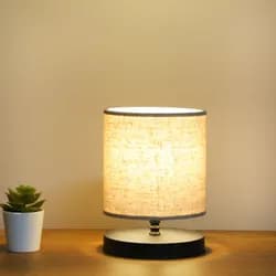 Opviq Stolní lampa Elena černá/krémová