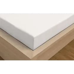 Jersey prostěradlo s lycrou DeLuxe 220x200 bílé