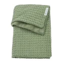 Meyco Deka Waffle Teddy fleece - Olive green