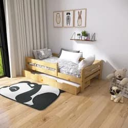 STA Dětská postel Vráťa + šuplík 160x80 cm, Přírodní borovice