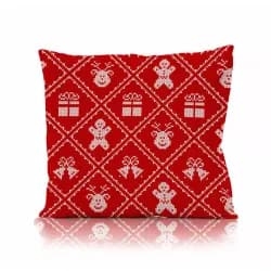 Faro Vánoční povlak na polštář Holly Jolly 010 45x45 cm červený