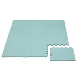 Rialto Baby Hrací podložka puzzle s okrajem Light Green 92x122 cm
