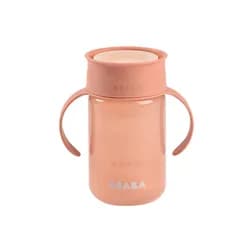 Beaba Hrnek trénovací 360° Pink 340 ml 12m+