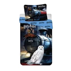 Jerry Fabrics Bavlněné povlečení 140x200 + 70x90 cm - Harry Potter "Hogwarts Express"