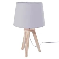 Atmosphera Stolní lampa se stínítkem, dekorativní, barva šedá šedá 127252B