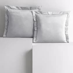 Povlaky na polštáře AmeliaHome Velvet Side bílé, velikost 45x45