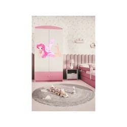 Kocot kids Dětská skříň Babydreams 90 cm víla s křídly růžová