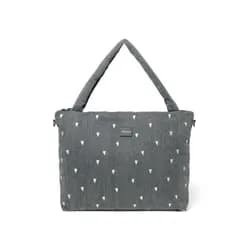 Studio Noos Denim DIAPER BAG přebalovací taška Grey Hearts