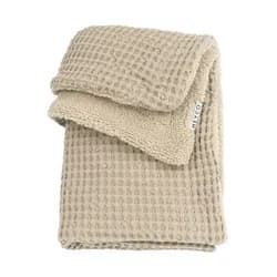 Meyco Deka do postýlky Waffle Teddy fleece - Sand