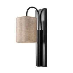 Opviq Nástěnná lampa Baston II černá/béžová