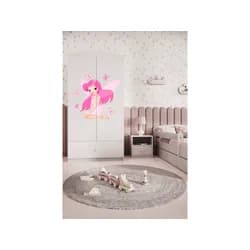 Kocot kids Dětská skříň Babydreams 90 cm víla s motýlky bílá