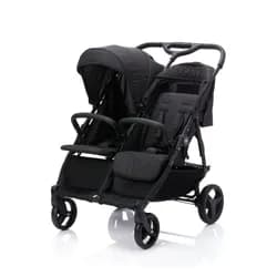 Fillikid Kočárek pro dvojčata Duo black melange