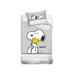 Carbotex Povlečení do postýlky 100x135 + 40x60 cm - Snoopy Nejlepší kamarádi