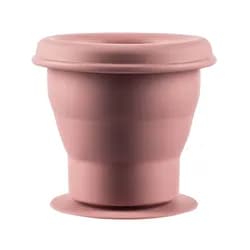 ZOPA Silikonová miska na sušenky s přísavkou - Old Pink