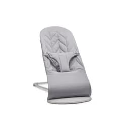 BABYBJORN Babybjorn lehátko BLISS Light Grey Woven Petal, sv.šedá konstrukce