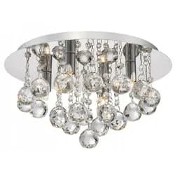 TooLight Křišťálové stropní svítidlo Glamour APP403-C stříbrné