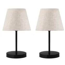 Opviq Sada 2 ks stolních lamp Gigi krémová/černá