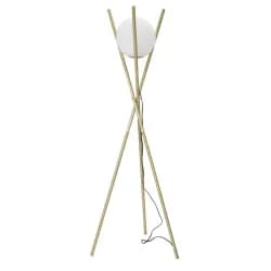 Mauro Ferretti Stojací lampa Glamy 155 cm bílá/zlatá