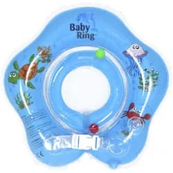 Baby Ring kruh kolem krku pro koupání miminek - 0-36 měs. modrá