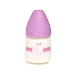 Suavinéx skleněná anatomická láhev MFL 120ml - FIALOVÝ MÉĎA