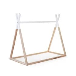 Childhome Postel Tipi stan konstrukce Natural White 70x140cm