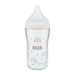 NUK Perfect Match láhev sklo s kontrolou teploty 230 ml