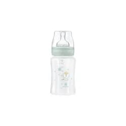 KikkaBoo Kojenecká láhev 240ml 3m+ Jungle King Mint