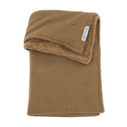 Meyco Deka Mini knots fleece - Toffee