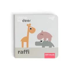 Done by Deer Aktivní knížka Raffi Friends - mix barev