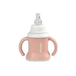 Beaba Trénovací hrnek 3v1 Old Pink