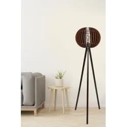 Opviq Stojací lampa Floor II 145 cm hnědá