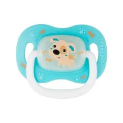 Canpol babies Dudlík 18m+ silikonový symetrický BUNNY & COMPANY modrý