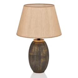 Opviq Stolní lampa Elev hnědá/zlatá