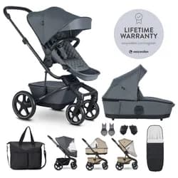 Easywalker Set XXL Harvey⁵ Premium s příslušenstvím - Mineral Grey