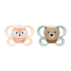 NUK Perfect Match Air Dudlík FOX/BEAR 0-2m 2ks box
